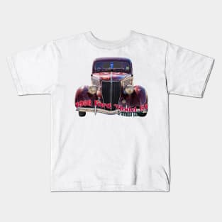 1936 Ford Deluxe Model 68 5 Window Coupe Kids T-Shirt